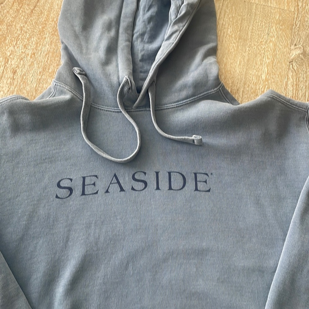 Comfort Colors Seaside Blue Hooded Sweatshirt